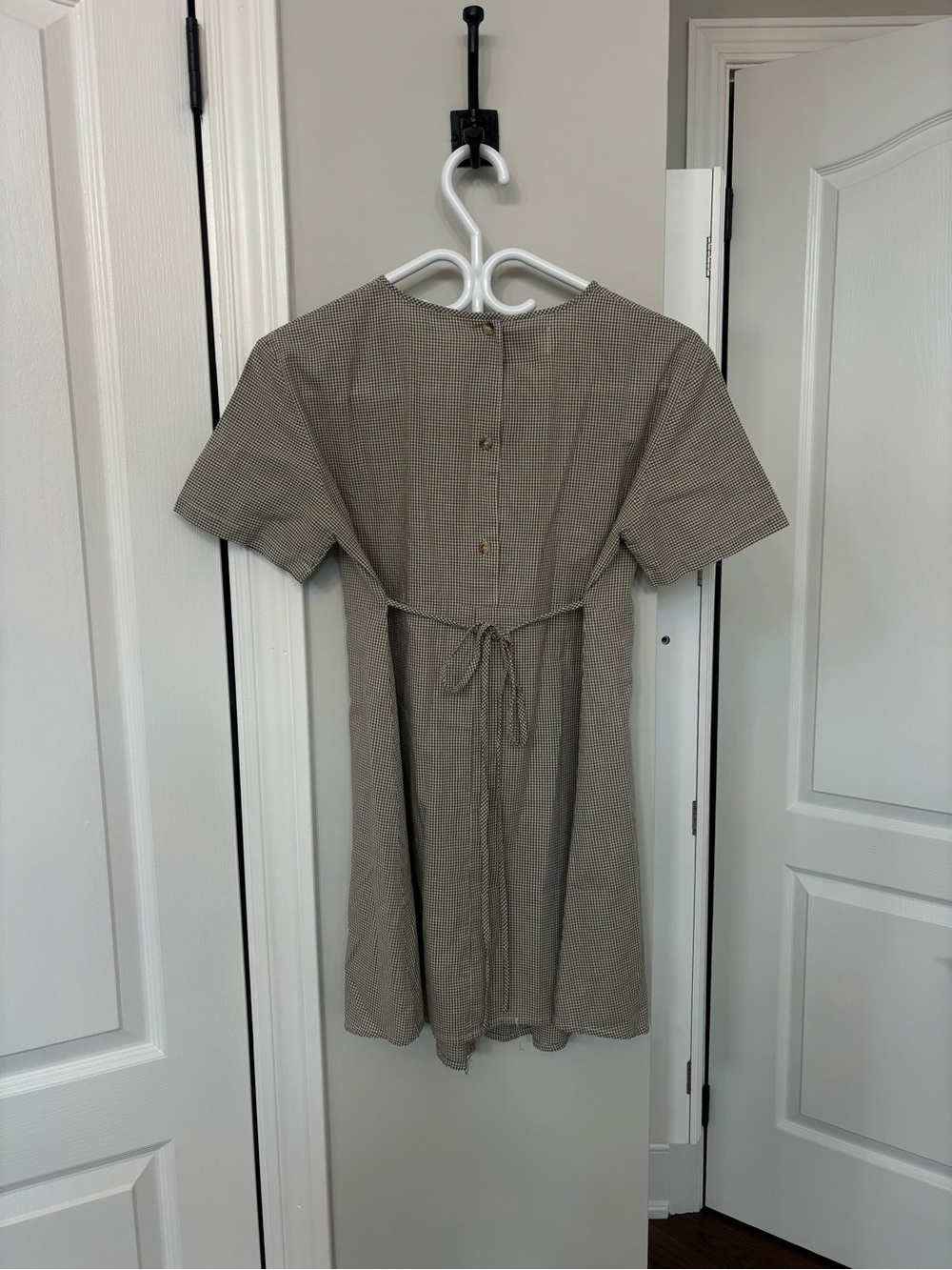Vintage Mini Gingham Babydoll Bress
